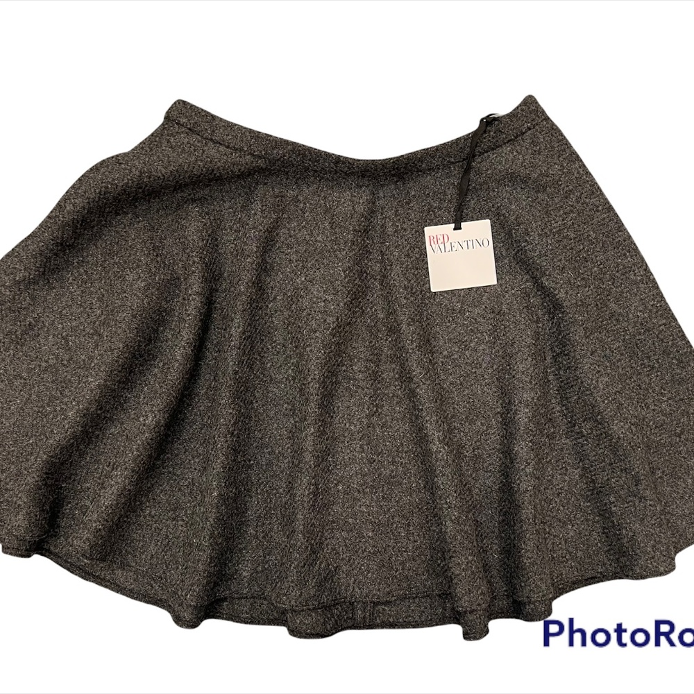 REDValentino Virgin Wool Mini Skirt
